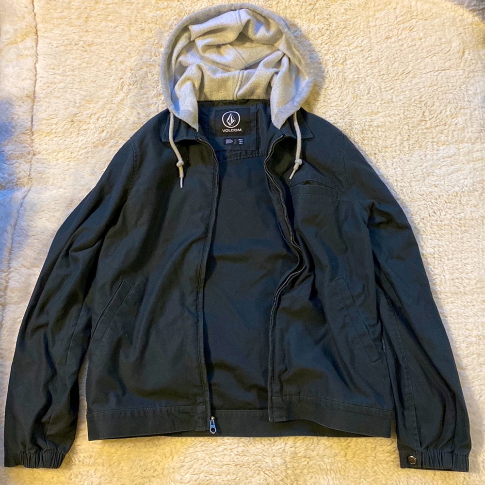 Volcom Hoodie Black Mens
